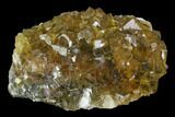Yellow, Cubic Fluorite Crystal Cluster - Asturias, Spain #98703-1